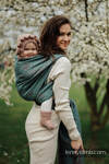 Żakardowa chusta do noszenia dzieci, splot kieszonkowy (61% bawełna, 39% jedwab tussah) - LOTOS - SEEDPOD - rozmiar XS