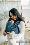 Baby Wrap, Jacquard Weave (62% cotton 38% tussah silk) - LITTLELOVE - NEO - size S