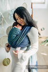 Baby Wrap, Jacquard Weave (62% cotton 38% tussah silk) - LITTLELOVE - NEO - size XS