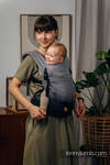 LennyLight Carrier, Standard Size, herringbone weave 100% cotton - LITTLE HERRINGBONE OMBRE GREY 