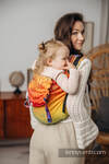 Lenny Buckle Onbuhimo baby carrier, preschool size, jacquard weave (100% cotton) - RAINBOW LOTUS 