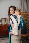 LennyHybrid Half Buckle Carrier, Preschool Size, broken - twill weave 100% cotton - AIRGLOW