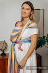 Baby sling for babies with low birthweight, Broken Twill Weave (100% cotton) - LUNA - size M