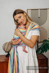 Baby sling for babies with low birthweight, Broken Twill Weave (100% cotton) - LUNA - size L