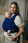 Baby Sling - COBALT, Herringbone Weave, 100% cotton, size M (grade B)