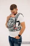 Porte-bébé LennyLight, taille standard, jacquard, 100% coton - CLOCKWORK - FIX IT