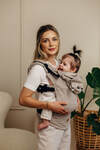LennyGo Ergonomic Carrier, Baby Size, broken-twill weave 100% cotton - PEANUT BUTTER