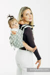 Lenny Buckle Onbuhimo PRO baby carrier, standard size, jacquard weave (100% cotton) - POLKA DOTS - PLOP