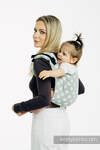 Lenny Buckle Onbuhimo PRO baby carrier, standard size, jacquard weave (100% cotton) - POLKA DOTS - PLOP
