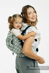 LennyPreschool Carrier, Preschool Size, jacquard weave (100% cotton) - POLKA DOTS - PLOP