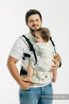 LennyUpGrade PRO Carrier, Standard Size, jacquard weave 100% cotton - JURASSIC PARK - ICE DESERT 