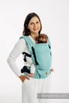 Mochila LennyLight, talla estándar, sarga cruzada 100% algodón - conversión de fular - MATCHA