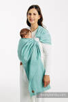 Ring Sling, Broken twill Weave (100% cotton), with gathered shoulder - MATCHA - standard 1.8m