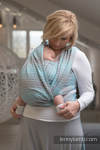 Baby Wrap, Jacquard Weave (100% cotton) - LITTLE LOVE - BREEZE - size S (grade B)