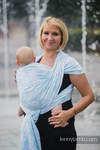 Żakardowa chusta do noszenia dzieci, bawełna - TRINITY - rozmiar XS
