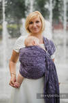 Ringsling, Jacquard Weave (100% cotton) - ENIGMA PURPLE - long 2.1m