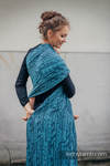 Ringsling, Jacquard Weave (100% cotton) - ENIGMA BLUE - long 2.1m