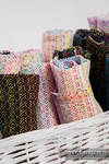 Scraps of jacquard wrap materials cotton/merino wool/silk/cashmere