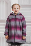 Mantel für  Mädchen - Größe 110 - LITTLE HERRINGBONE INSPIRATION und Schwarz