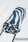 Swaddle Blanket - ZEBRA NAVY BLUE & WHITE (grade B)