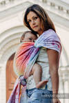 Żakardowa chusta do noszenia dzieci, bawełna - SYMFONIA TĘCZOWA LIGHT - rozmiar M