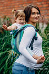 Lenny Buckle Onbuhimo baby carrier, toddler size, herringbone weave (100% cotton) - LITTLE HERRINGBONE AMAZONIA