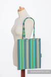 Shopping bag made of wrap fabric (100% cotton) - LITTLE HERRINGBONE AMAZONIA