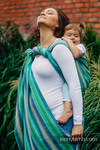 Baby Wrap, Herringbone Weave (100% cotton) - LITTLE HERRINGBONE AMAZONIA - size M (grade B)