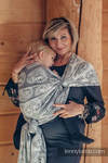 Baby Wrap, Jacquard Weave (100% cotton) - FOLK HEARTS - size XL