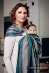 Ring Sling - 100% Cotton - Broken Twill Weave, with gathered shoulder - SMOKY - MINT (grade B)