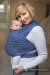 Chusta do noszenia dzieci, elastyczna - Lapis Lazuli - rozmiar standardowy 5.0 m