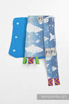 Drool Pads & Reach Straps Set, (60% cotton, 40% polyester) - FISH'KA BIG BLUE 