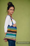 Shopping bag made of wrap fabric (100% cotton) - CAROUSEL OF COLORS