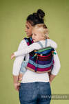 Lenny Buckle Onbuhimo baby carrier, standard size, broken-twill weave (100% cotton) - CAROUSEL OF COLORS