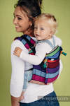 Lenny Buckle Onbuhimo baby carrier, toddler size, broken-twill weave (100% cotton) - CAROUSEL OF COLORS