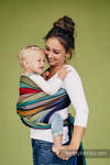 Baby Sling, Broken Twill Weave, (100% cotton) - CAROUSEL OF COLORS - size XS