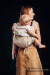 Lenny Buckle Onbuhimo baby carrier, toddler size, jacquard weave - (49% cotton, 51% silk) - SAFARI - WESTERN DESERT DESERT
