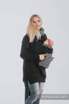 Babywearing Sweatshirt 3.0 - Black with Hematite - size 3XL