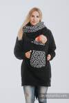 Babywearing Sweatshirt 3.0 - Black with Hematite - size M (grade B)