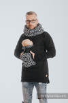 Babywearing Sweatshirt 3.0 - Black with Hematite - size 6XL
