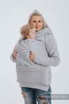 Babywearing Sweatshirt 3.0 - Gray Melange with Pearl - size 3XL (grade B)