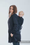 Babywearing trench coat - size 4XL - Navy Blue