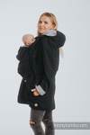 Two-sided Babywearing Parka Coat - size 5XL - Black - Grey