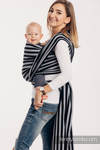 Baby Sling, Broken Twill Weave, 100% cotton,  LIGHT AND SHADOW - size S
