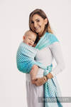 Baby Wrap, Jacquard Weave (100% cotton) - ICICLES - ICE MINT - size S