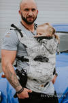 LennyGo Porte-bébé ergonomique, taille bébé, jacquard 100% coton, ROAD DREAMS
