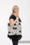 Shoulder bag made of wrap fabric (100% cotton) - ROAD DREAMS - standard size 37cm x 37cm