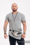 Waist Bag made of woven fabric, size large (100% cotton) - ROAD DREAMS