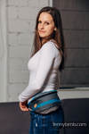 Waist Bag made of woven fabric, (100% cotton) - SMOKY - IRIS 