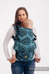 LennyUpGrade Carrier, Standard Size, jacquard weave 100% cotton - FOLK HEARTS - MIDSUMMER NIGHT